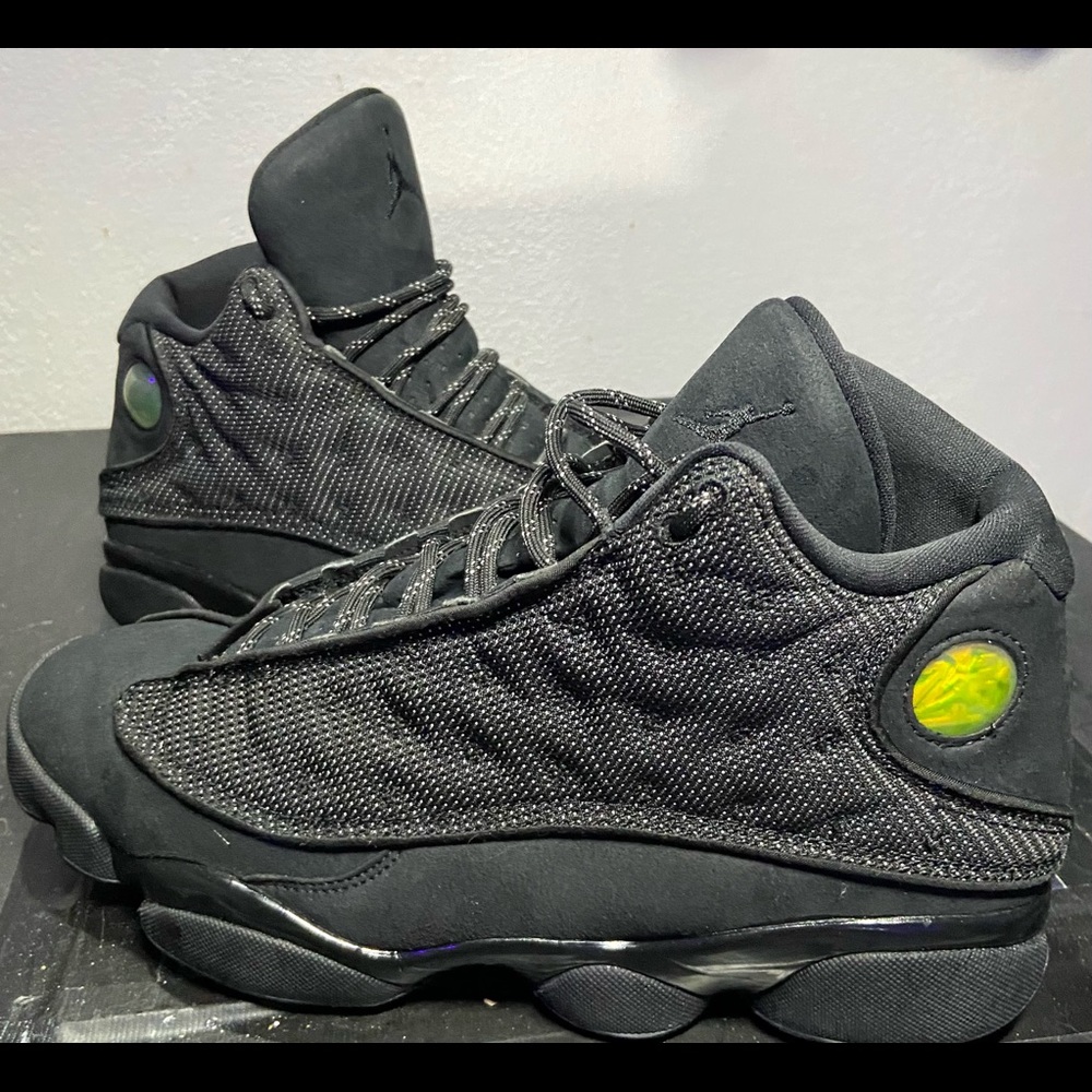 Nike Air Jordan Retro 13 Black Cat 414571-011 2017 Men's Size 10 replacement box